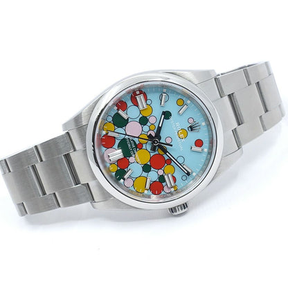 Rolex Watch Oyster Perpetual 36 Celebration Turquoise SS Automatic Winding — view 3