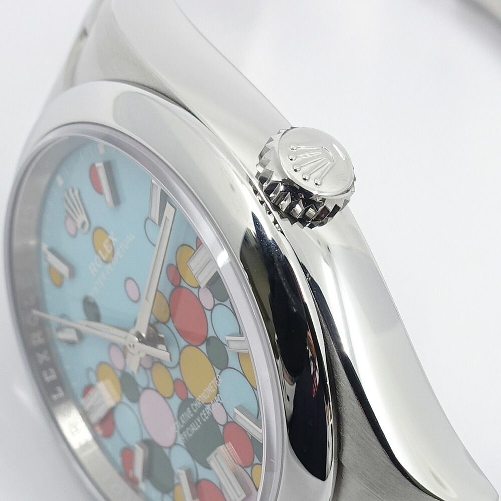 Rolex Watch Oyster Perpetual 36 Celebration Turquoise SS Automatic Winding — view 4