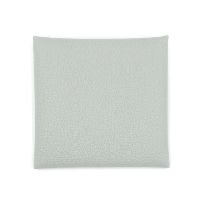 Hermes Bastia Coin Case Card Gris Perle Leather Ice Gray Box