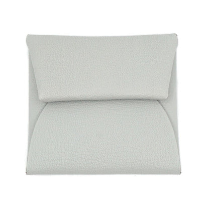 Hermes Bastia Coin Case Card Gris Perle Leather Ice Gray Box — view 2