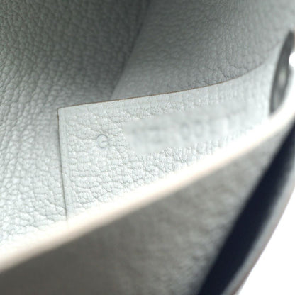 Hermes Bastia Coin Case Card Gris Perle Leather Ice Gray Box — view 9