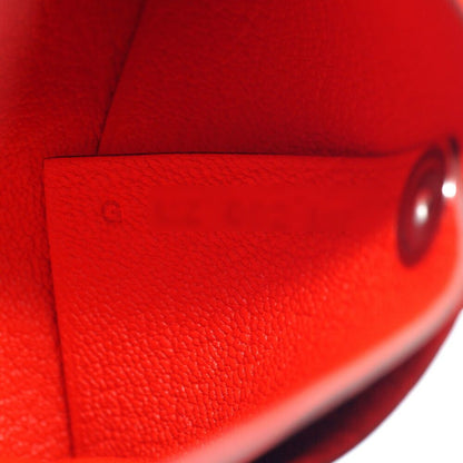 Hermes Bastia Coin Case Card le Juku Leather Red Box — view 9