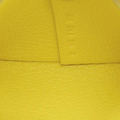Hermes Bastia Coin Case Card Jaune Citron Leather Made Yellow Lime — view 8