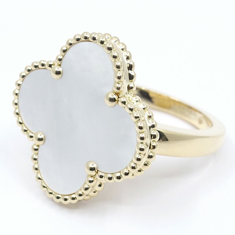 Van Cleef & Arpels Ring Magic Alhambra Mop 52 JP Yellow Gold Female — view 3