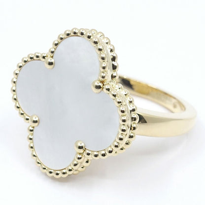 Van Cleef & Arpels Ring Magic Alhambra Mop 52 JP Yellow Gold Female — view 3