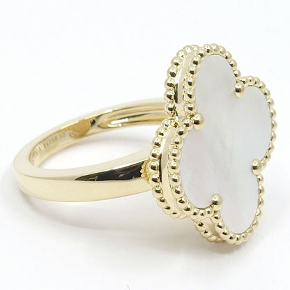 Van Cleef & Arpels Ring Magic Alhambra Mop 52 JP Yellow Gold Female — view 4