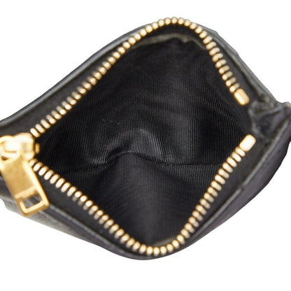 Saint Laurent Monogram 2 Parts Zip Wallet Bifold Black Tannin Leather — view 7