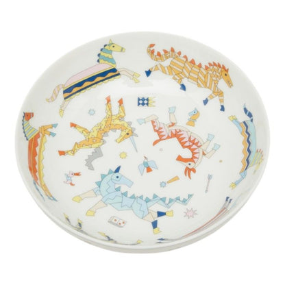 Hermes Epope Tableware Plate Set of 4 Multicolor Ceramic — view 4