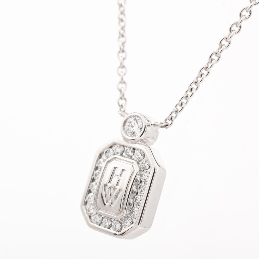 Harry Winston Necklace HW Logo — view 2