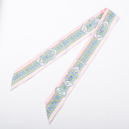 Hermes Scarf Twilly Scarves Pink — view 2