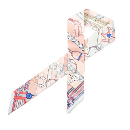 Hermes Scarf Twilly Scarves Pink