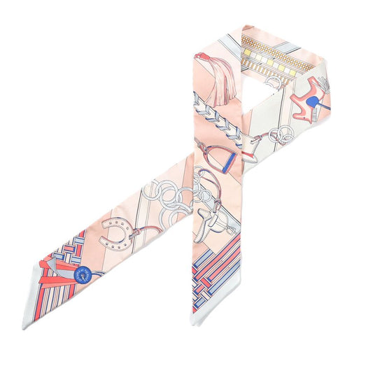 Hermes Scarf Twilly Scarves Pink