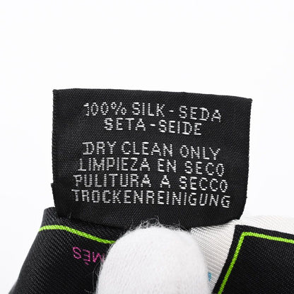 Hermes Scarf Twilly Scarves Black — view 6