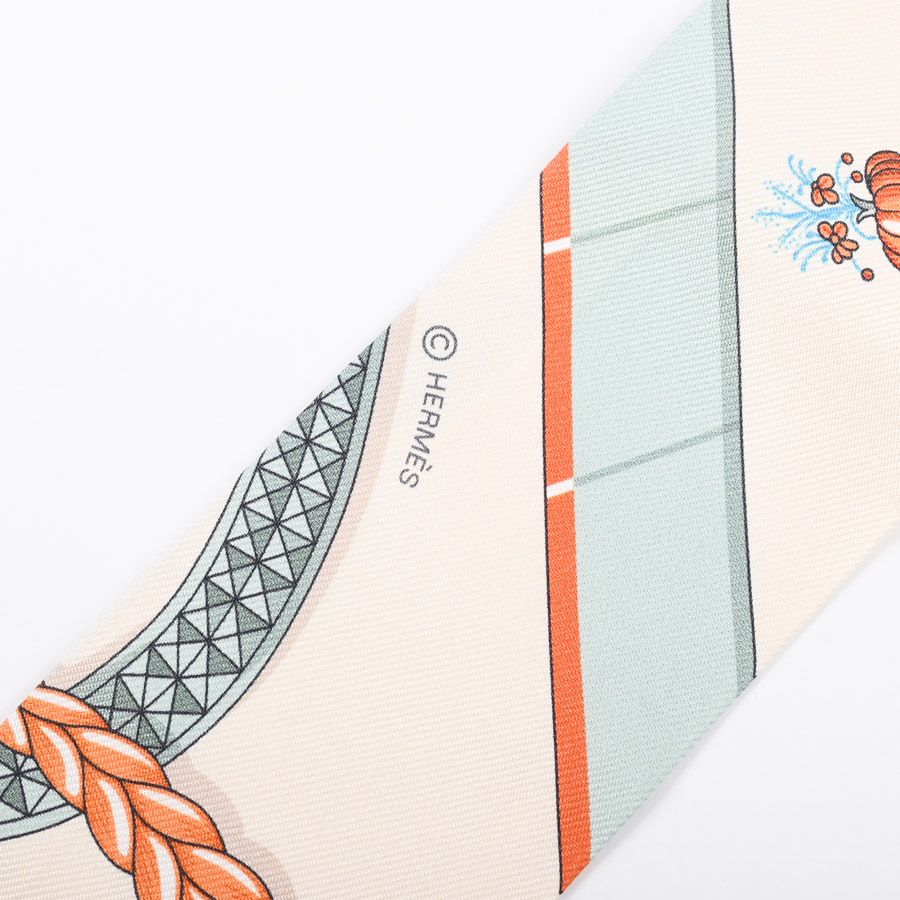 Hermes Scarf Twilly Scarves Blue — view 4