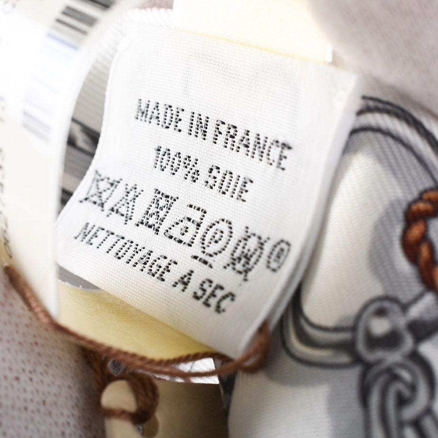 Hermes Scarf Twilly Scarves Beige — view 5