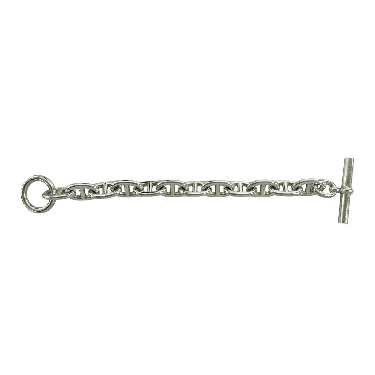 Hermes Chaine D'ancre TGM Bracelet 925 Sterling Silver — view 6