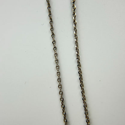 Celine Bag Motif Necklace Plated Rhinestone Silver Pink Vintage — view 6