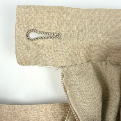Hermes Set Linen Set Skirt Suit Hemp Beige — view 9