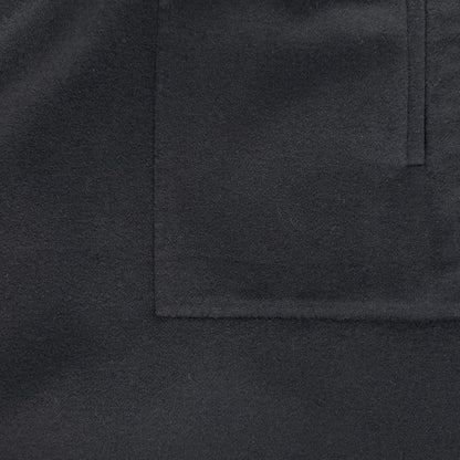 Hermes Gown Coat Robe Long Belted Cashmere Black — view 4