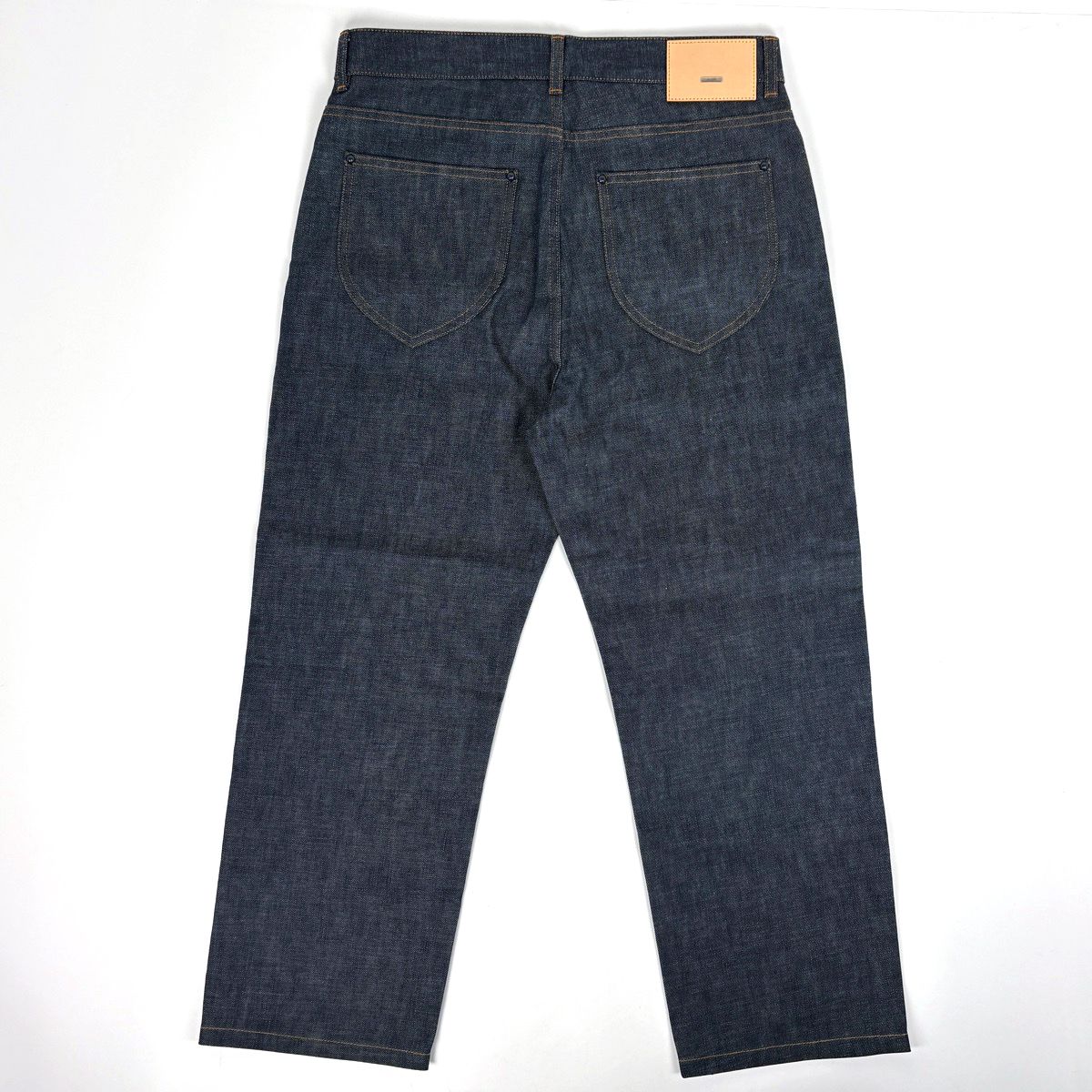 Louis Vuitton Logo Denim Pants Straight Cotton Navy — view 2