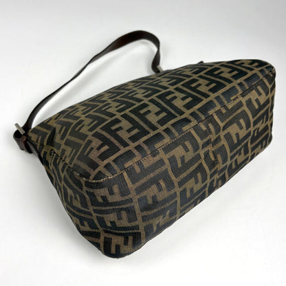 Fendi Zucca Pattern Shoulder Bag Mamma Bucket Canvas Brown — view 2