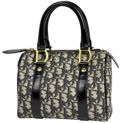 Dior Trotter Pattern Handbag Black