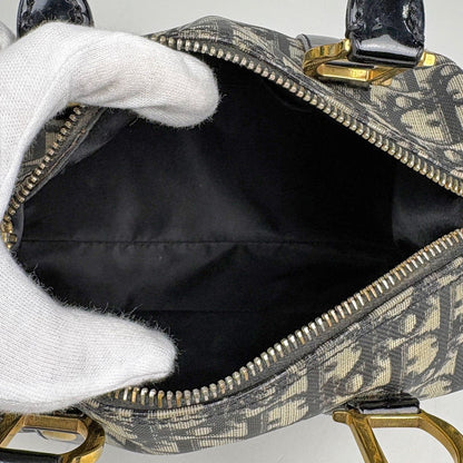 Dior Trotter Pattern Handbag Black — view 9