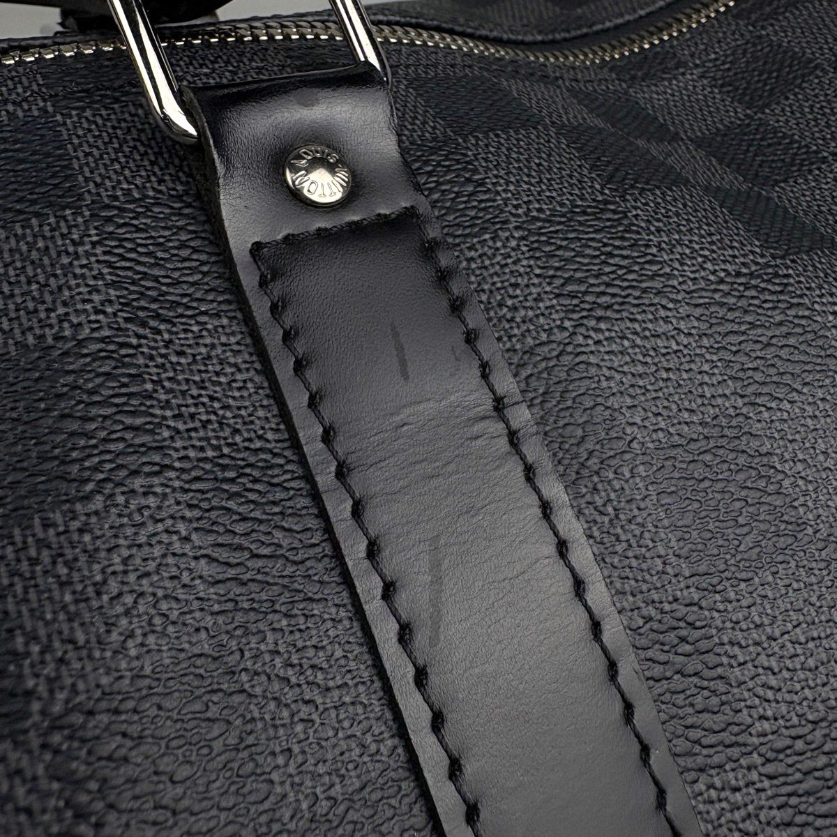 Louis Vuitton Keepall Bandouliere 55 2-Way Boston Bag Damier Graphite Noir — view 4
