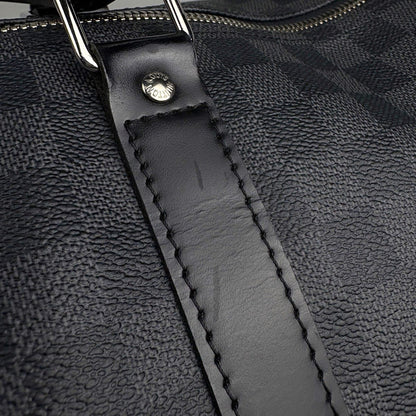 Louis Vuitton Keepall Bandouliere 55 2-Way Boston Bag Damier Graphite Noir — view 4