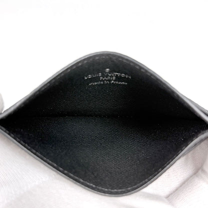 Louis Vuitton Card Holder Double Case Monogram Eclipse Black — view 6