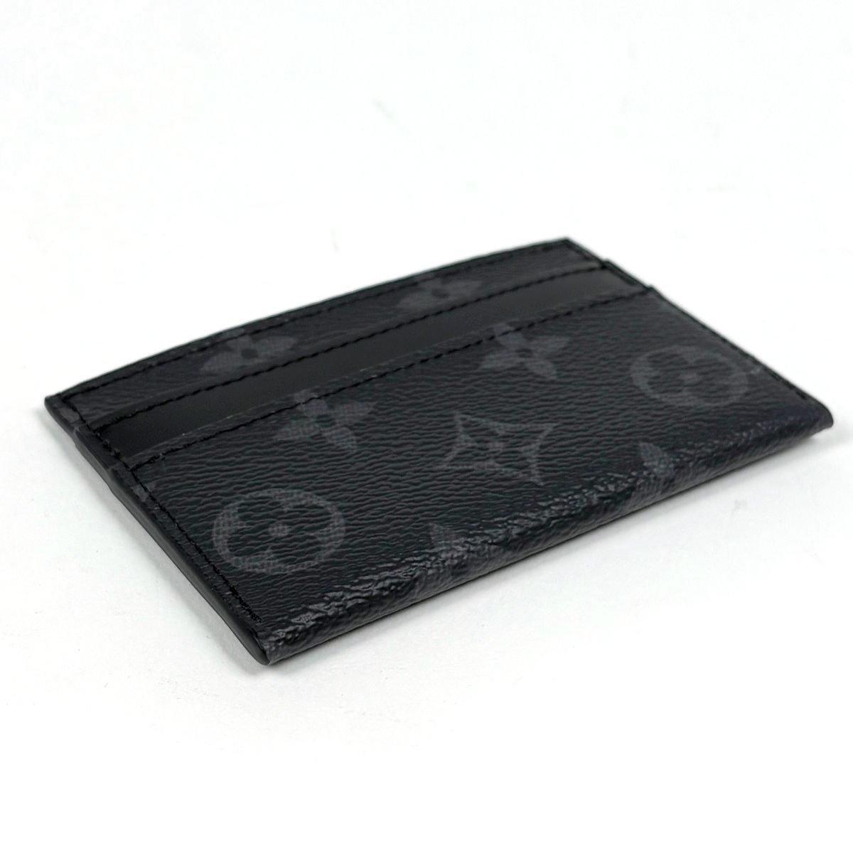 Louis Vuitton Card Holder Double Case Monogram Eclipse Black — view 2