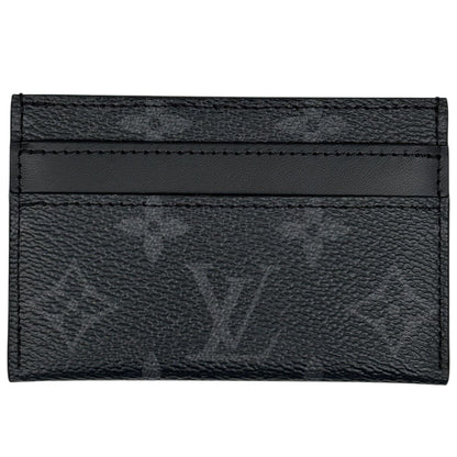Louis Vuitton Card Holder Double Case Monogram Eclipse Black