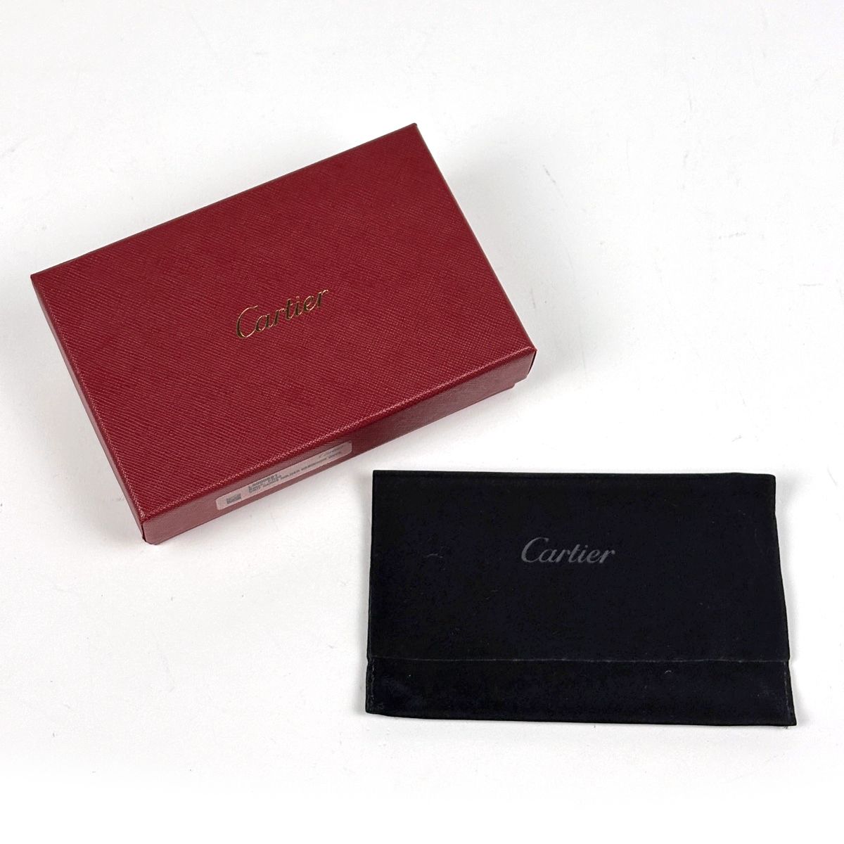 Cartier Must Line Card Case Business Holder Leather Black — view 6