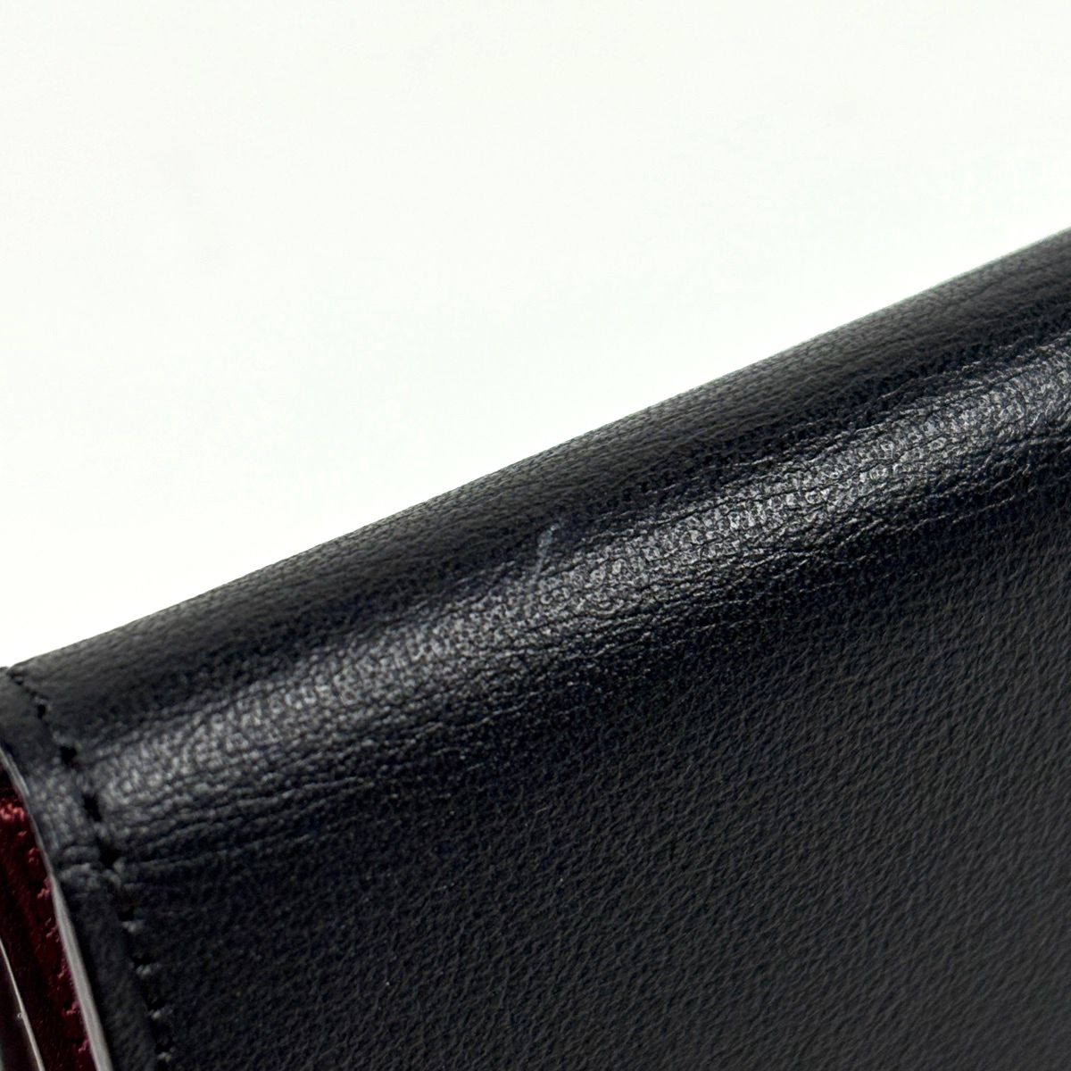 Cartier Must Line Card Case Business Holder Leather Black — view 4