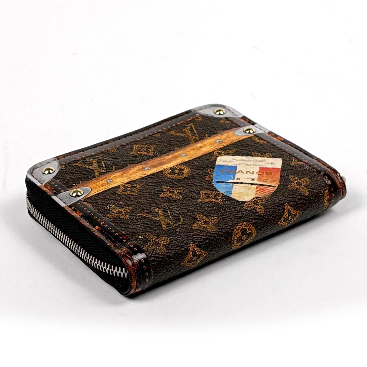Louis Vuitton Zippy Coin Purse Time Trunk Transform Card Case Monogram Brown — view 2