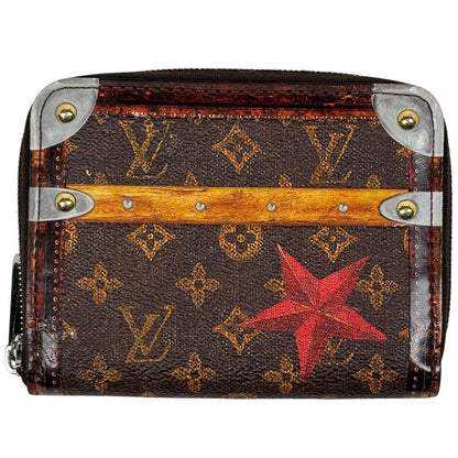 Louis Vuitton Zippy Coin Purse Time Trunk Transform Card Case Monogram Brown