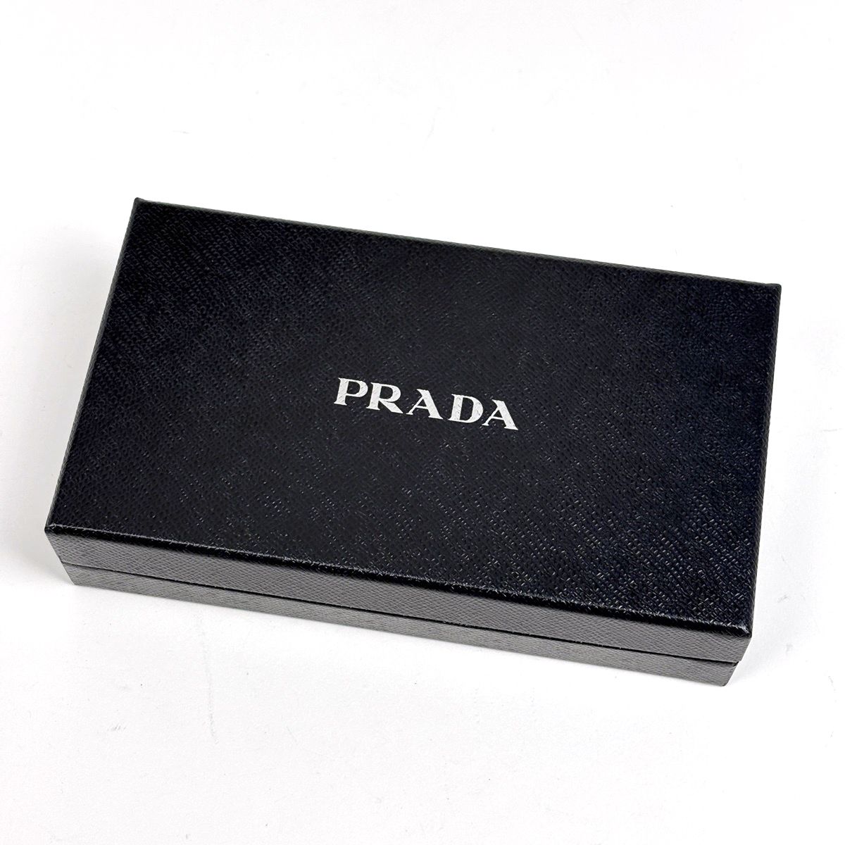 Prada Logo Bifold Wallet Leather Nero — view 9