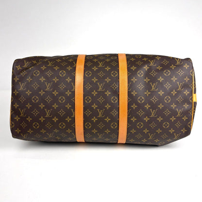 Louis Vuitton Keepall Bandouliere 55 2-Way Boston Bag Monogram Brown — view 2