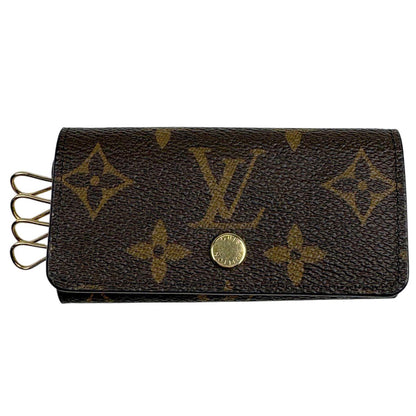 Louis Vuitton Multicles 4 Key Hook Key Holder Key Case Monogram Brown