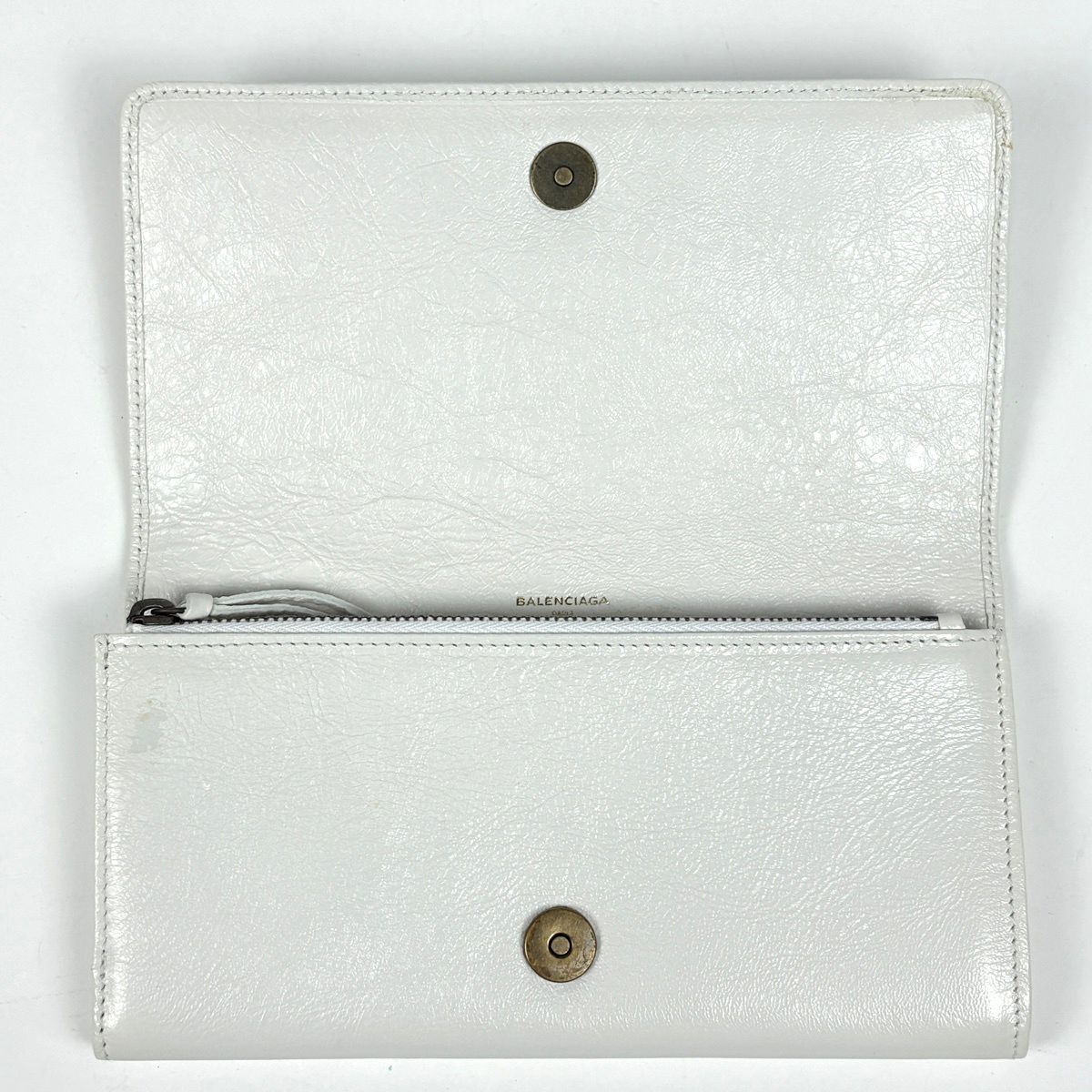 Balenciaga le City Money Wallet Leather White — view 8