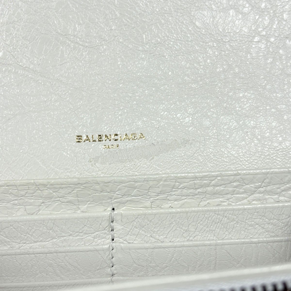 Balenciaga le City Money Wallet Leather White — view 4