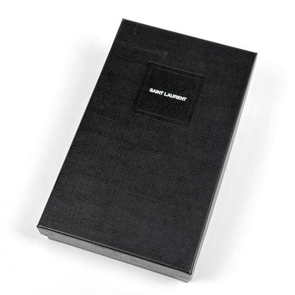 Saint Laurent Logo Bifold Wallet Leather Pink — view 9