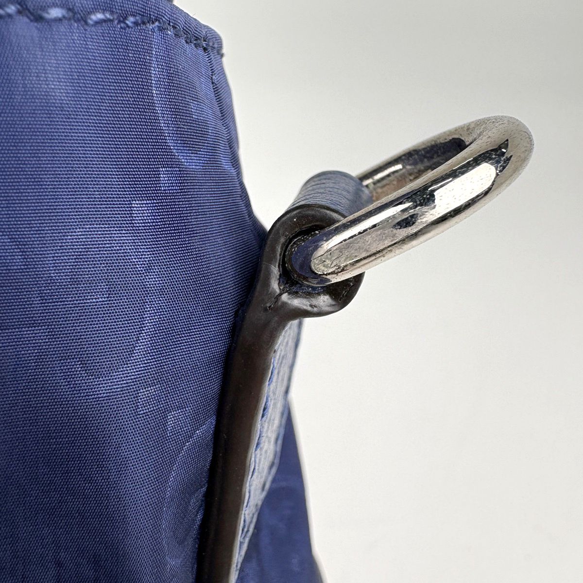 Gucci GG Pattern Tote 2-Way Nylon Blue — view 4