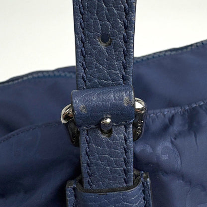 Gucci GG Pattern Tote 2-Way Nylon Blue — view 5