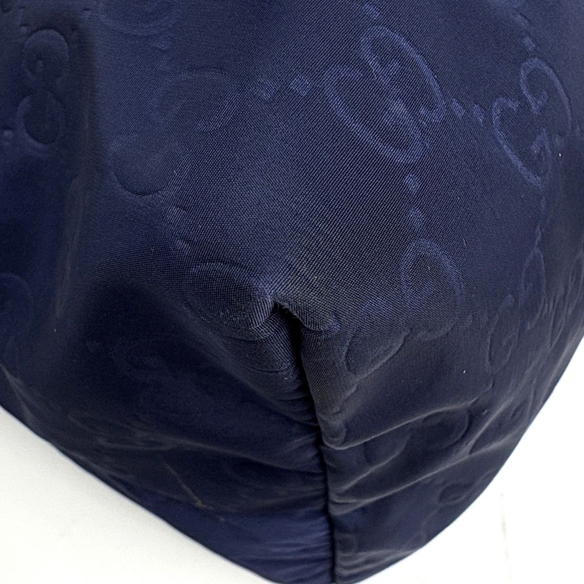Gucci GG Pattern Tote 2-Way Nylon Blue — view 3