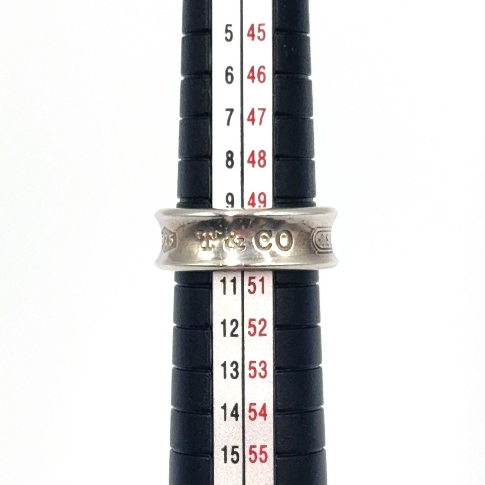 Tiffany & Co Narrow Silver Ring — view 7