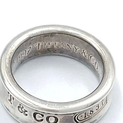 Tiffany & Co Narrow Silver Ring — view 4