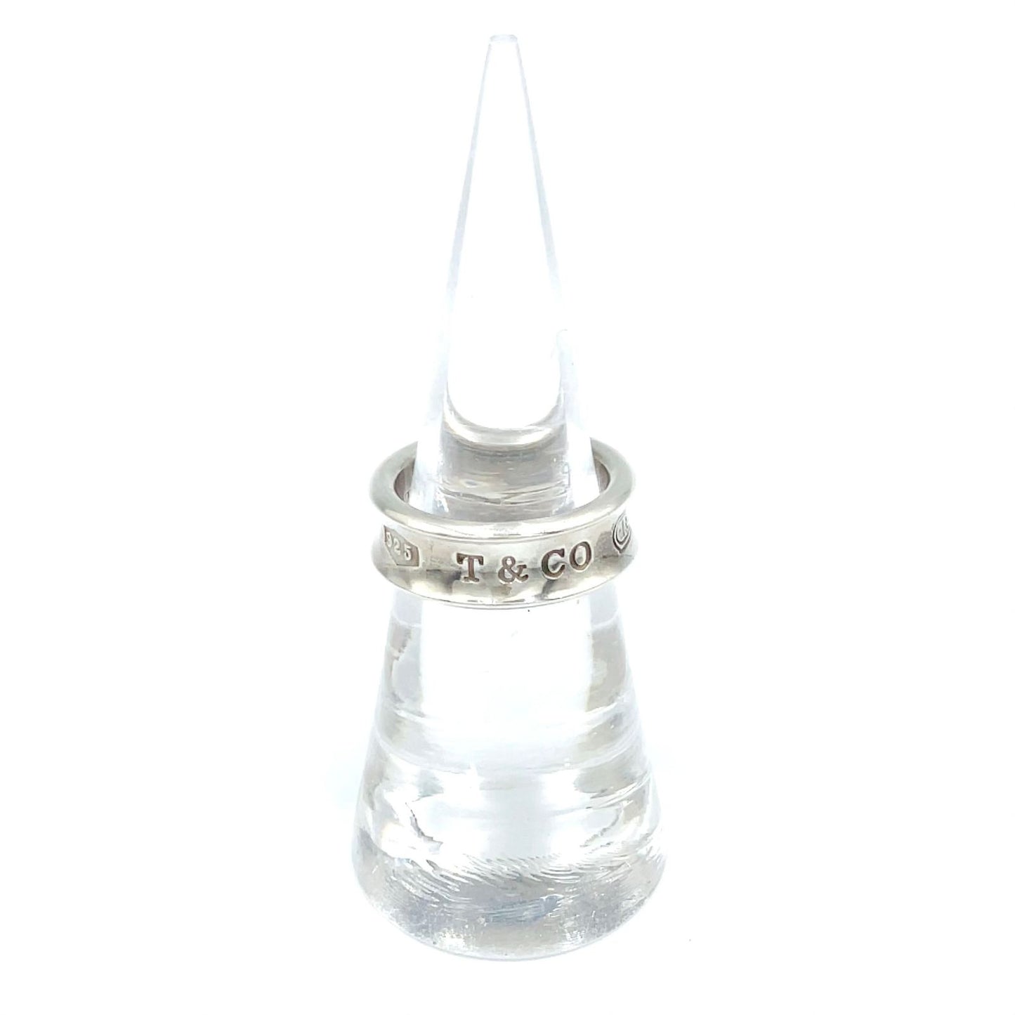 Tiffany & Co Narrow Silver Ring — view 5