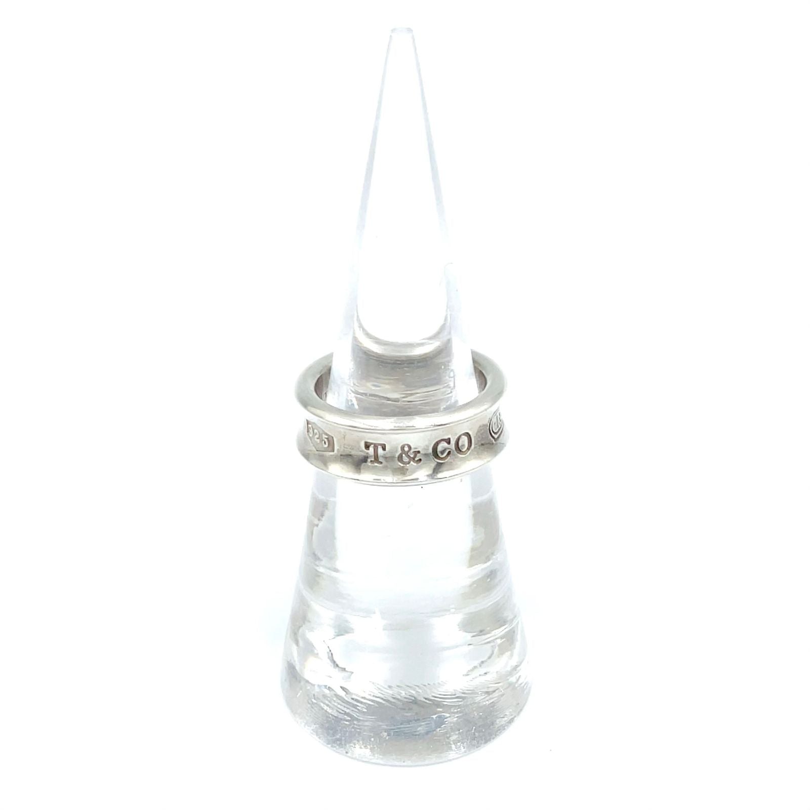 Tiffany & Co Narrow Silver Ring — view 5
