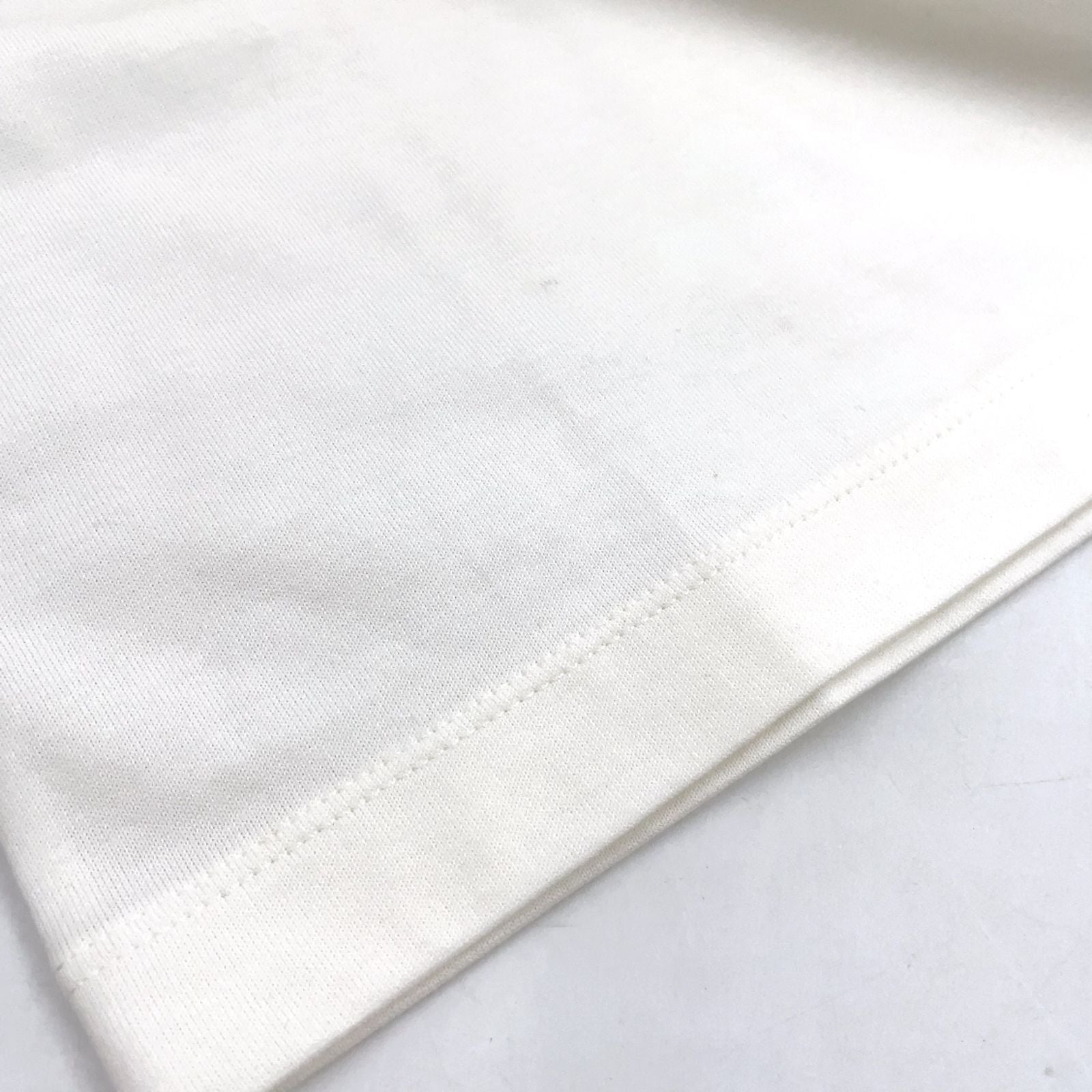 Louis Vuitton Rhinestone Signature Cotton White T-Shirt Gold — view 8